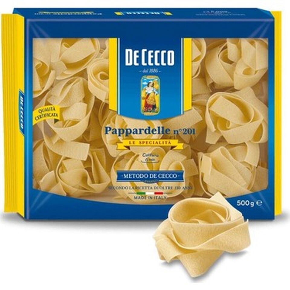 DECECCO PAPPARDELLE GENİŞ ERİŞTE MAKARNA 500GR